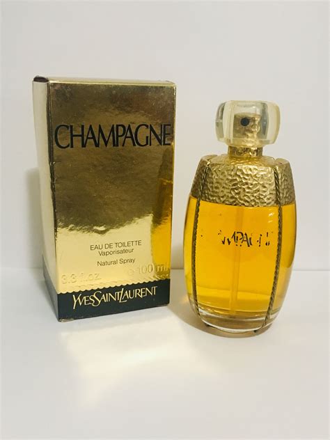 yves Saint Laurent champagne notes